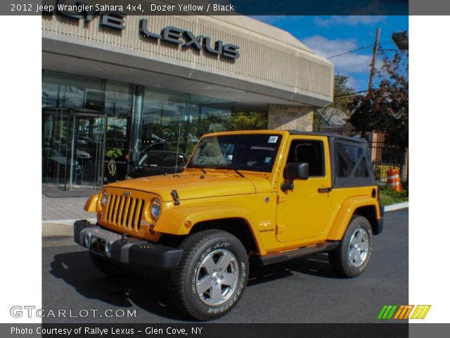 2012 Jeep Wrangler Sahara 4x4 in Dozer Yellow