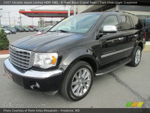 2007 Chrysler Aspen Limited HEMI 4WD in Brilliant Black Crystal Pearl
