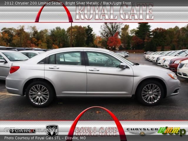 2012 Chrysler 200 Limited Sedan in Bright Silver Metallic