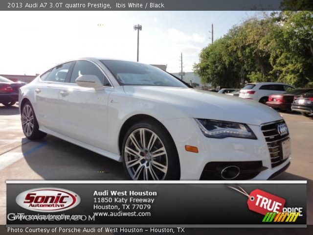 2013 Audi A7 3.0T quattro Prestige in Ibis White
