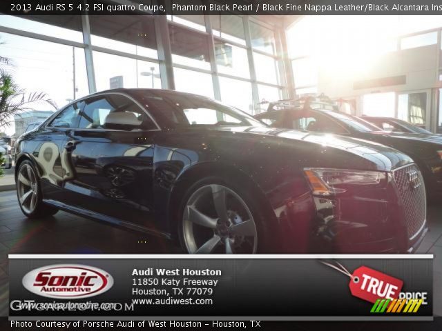 2013 Audi RS 5 4.2 FSI quattro Coupe in Phantom Black Pearl