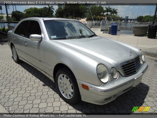 2000 Mercedes-Benz E 320 4Matic Sedan in Brilliant Silver Metallic