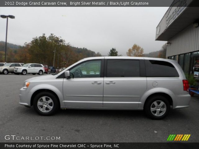 2012 Dodge Grand Caravan Crew in Bright Silver Metallic