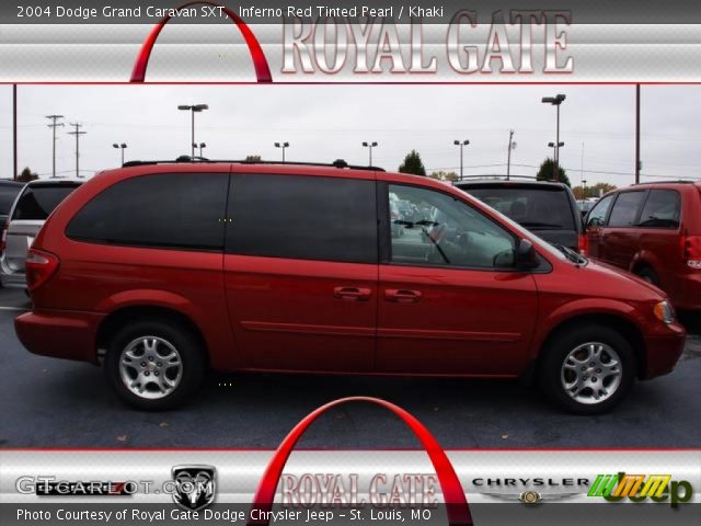 2004 Dodge Grand Caravan SXT in Inferno Red Tinted Pearl