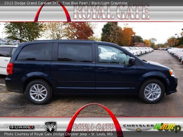 2013 Dodge Grand Caravan SXT in True Blue Pearl