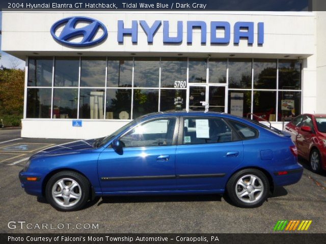 2004 Hyundai Elantra GT Hatchback in Tidal Wave Blue