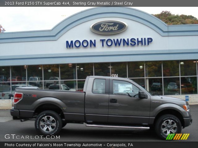 2013 Ford F150 STX SuperCab 4x4 in Sterling Gray Metallic