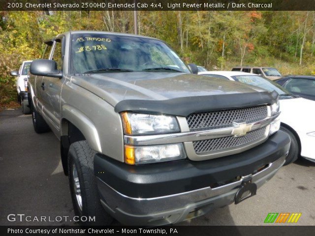 2003 Chevrolet Silverado 2500HD Extended Cab 4x4 in Light Pewter Metallic