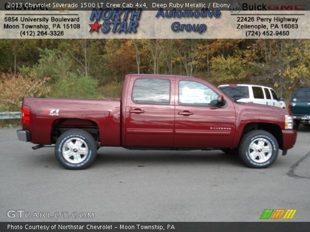 2013 Chevrolet Silverado 1500 LT Crew Cab 4x4 in Deep Ruby Metallic