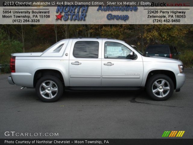 2013 Chevrolet Avalanche LS 4x4 Black Diamond Edition in Silver Ice Metallic