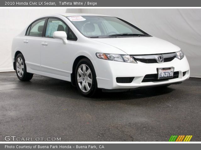 2010 Honda Civic LX Sedan in Taffeta White