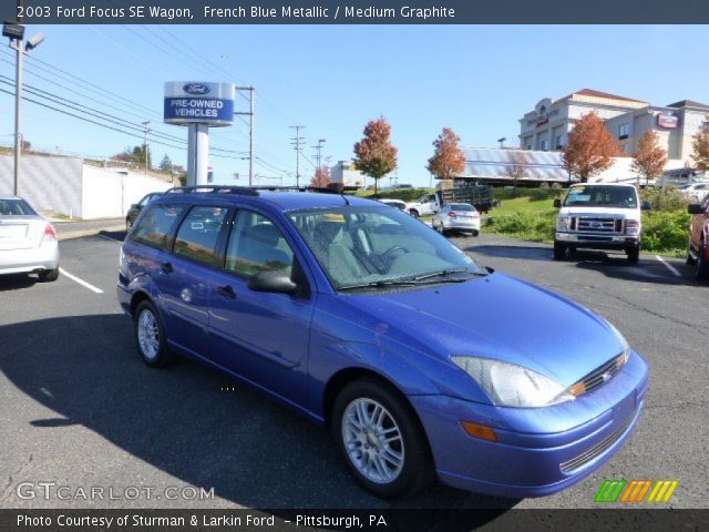 2003 Ford Focus SE Wagon in French Blue Metallic