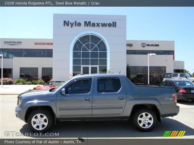 2008 Honda Ridgeline RTL in Steel Blue Metallic