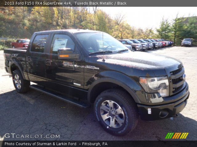 2013 Ford F150 FX4 SuperCrew 4x4 in Tuxedo Black Metallic