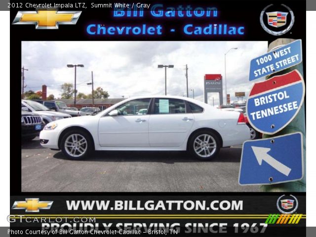 2012 Chevrolet Impala LTZ in Summit White