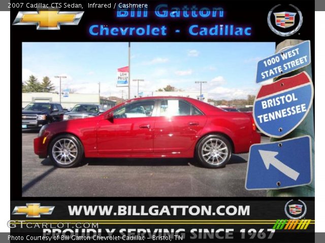 2007 Cadillac CTS Sedan in Infrared