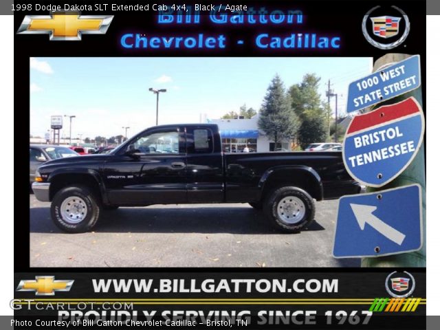1998 Dodge Dakota SLT Extended Cab 4x4 in Black