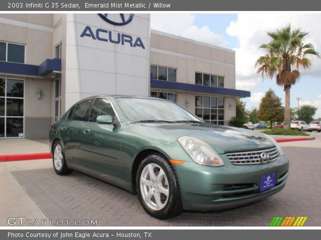2003 Infiniti G 35 Sedan in Emerald Mist Metallic