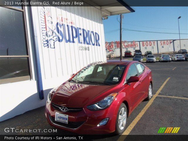 2013 Hyundai Elantra GLS in Red Allure