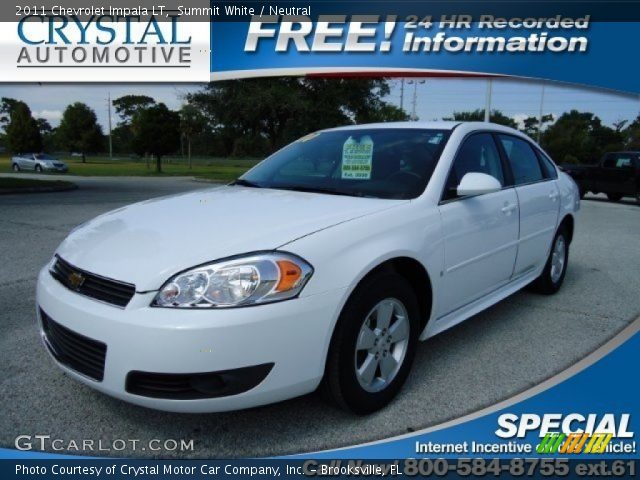 2011 Chevrolet Impala LT in Summit White