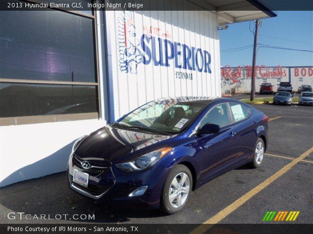 2013 Hyundai Elantra GLS in Indigo Night