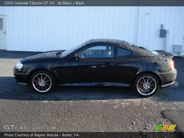 2003 Hyundai Tiburon GT V6 in Jet Black