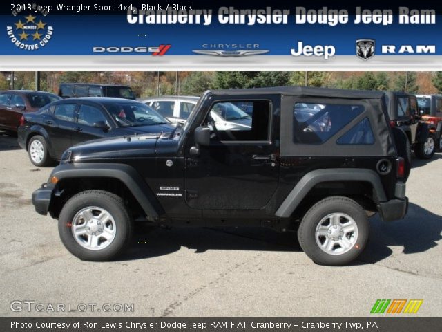 2013 Jeep Wrangler Sport 4x4 in Black