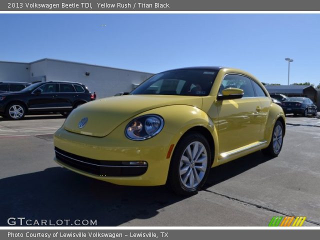 2013 Volkswagen Beetle TDI in Yellow Rush