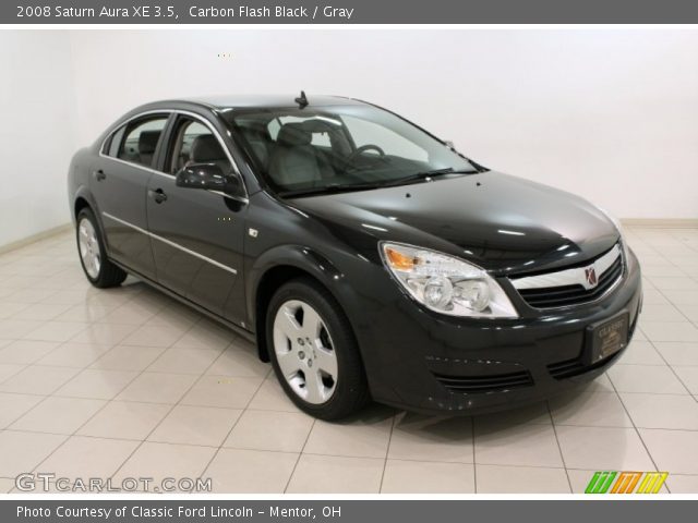 2008 Saturn Aura XE 3.5 in Carbon Flash Black