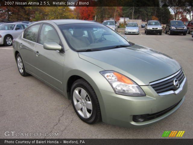 2007 Nissan Altima 2.5 S in Metallic Jade