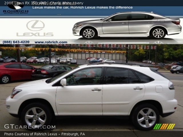 2008 Lexus RX 350 AWD in Crystal White