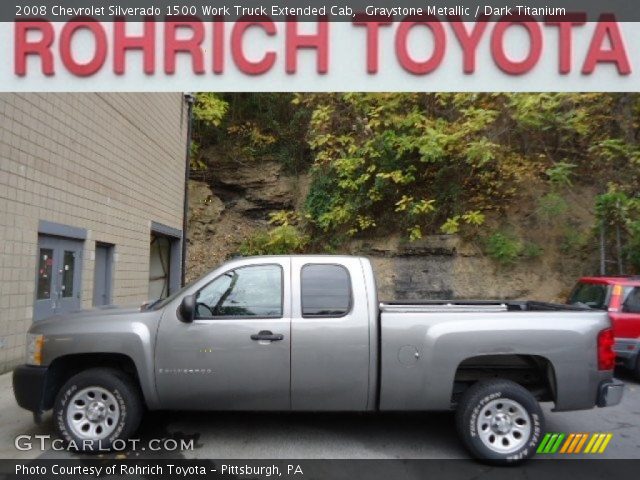 2008 Chevrolet Silverado 1500 Work Truck Extended Cab in Graystone Metallic