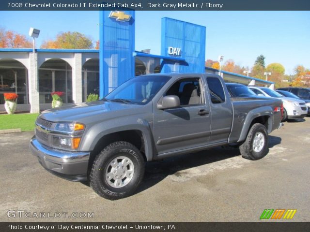 2008 Chevrolet Colorado LT Extended Cab 4x4 in Dark Gray Metallic