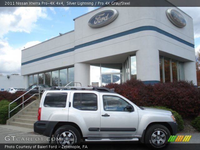 2011 Nissan Xterra Pro-4X 4x4 in Silver Lightning
