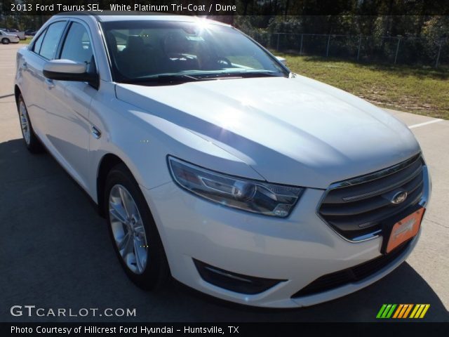 2013 Ford Taurus SEL in White Platinum Tri-Coat