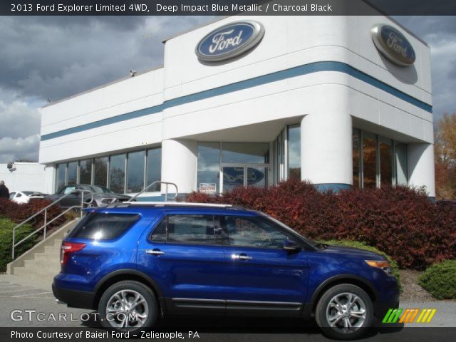 2013 Ford Explorer Limited 4WD in Deep Impact Blue Metallic