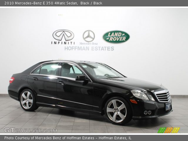 2010 Mercedes-Benz E 350 4Matic Sedan in Black