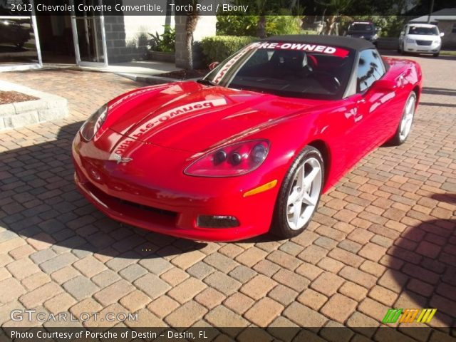 2012 Chevrolet Corvette Convertible in Torch Red