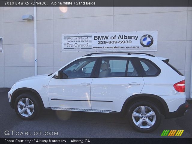 2010 BMW X5 xDrive30i in Alpine White