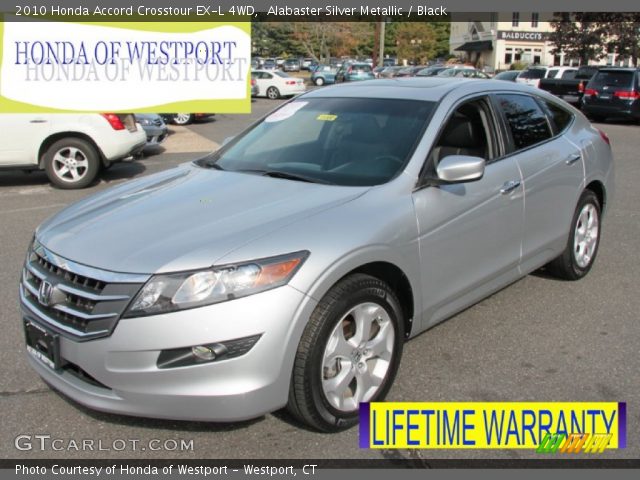 2010 Honda Accord Crosstour EX-L 4WD in Alabaster Silver Metallic