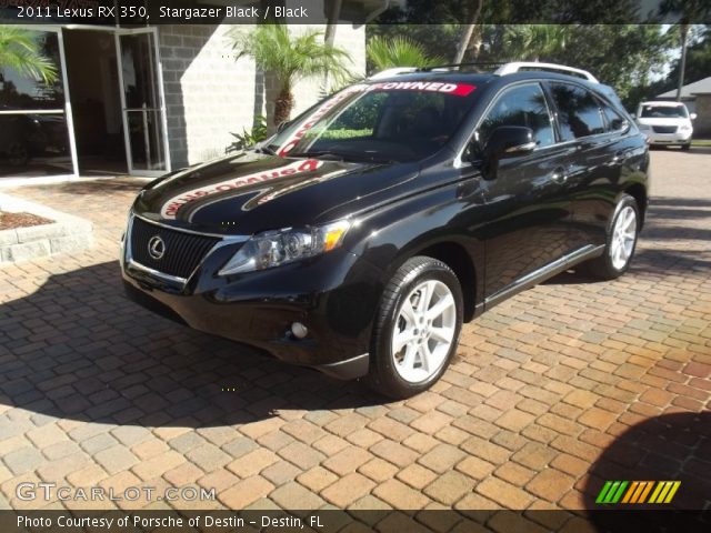 2011 Lexus RX 350 in Stargazer Black