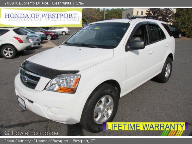 2009 Kia Sorento LX 4x4 in Clear White