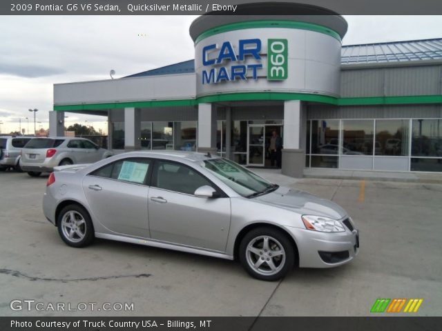 2009 Pontiac G6 V6 Sedan in Quicksilver Metallic