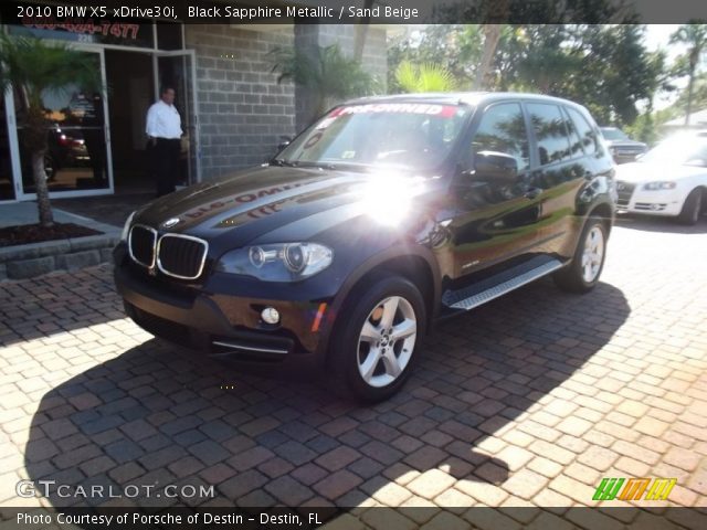 2010 BMW X5 xDrive30i in Black Sapphire Metallic