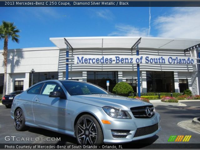 2013 Mercedes-Benz C 250 Coupe in Diamond Silver Metallic