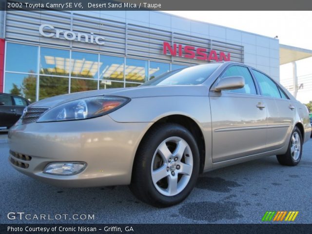 2002 Toyota Camry SE V6 in Desert Sand Mica