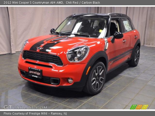 2012 Mini Cooper S Countryman All4 AWD in Chili Red