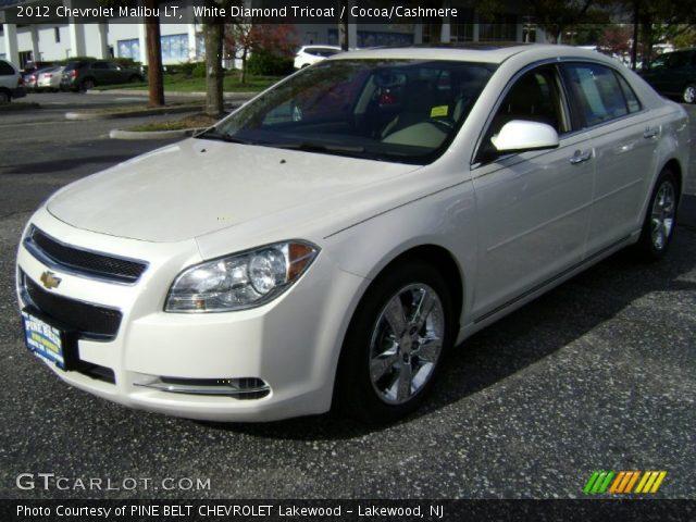 2012 Chevrolet Malibu LT in White Diamond Tricoat