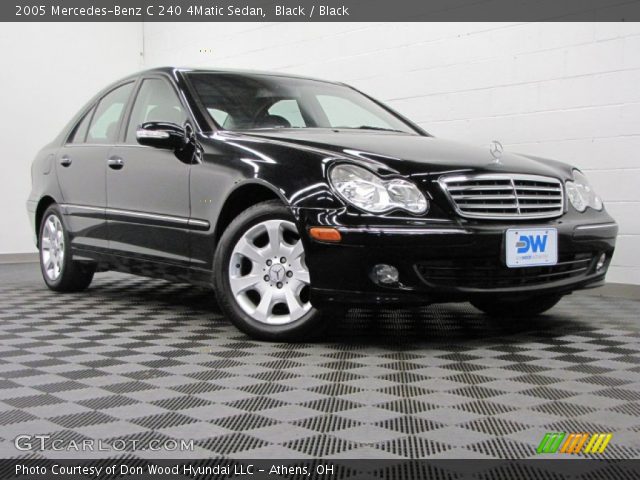 2005 Mercedes-Benz C 240 4Matic Sedan in Black