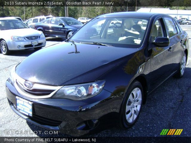 2010 Subaru Impreza 2.5i Sedan in Obsidian Black Pearl